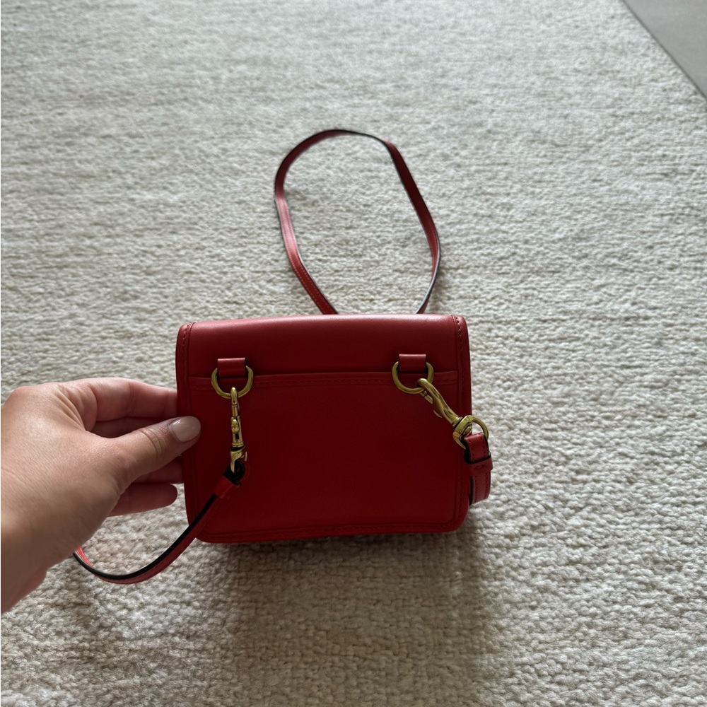 Red Mini Crossbody Bag - Picture 5 of 5